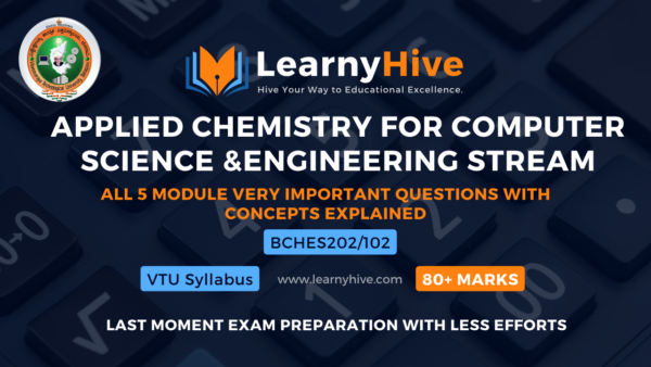 Applied Chemistry for EEE stream || Passing Package|| BCHEE102 || BCHEE202  || Very Important questions with solutions EXPLAINED || Last moment exam preparation