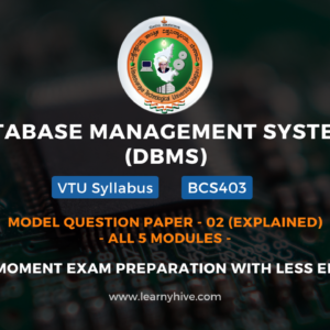 Database Management Systems (DBMS)